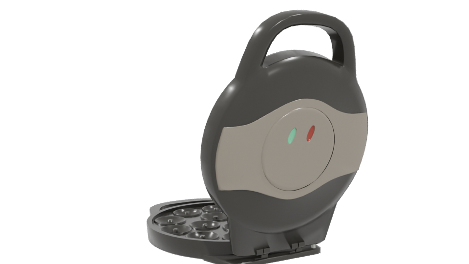 Multi-Cavity Donut Maker 3D - Professional 3D Model Render 4