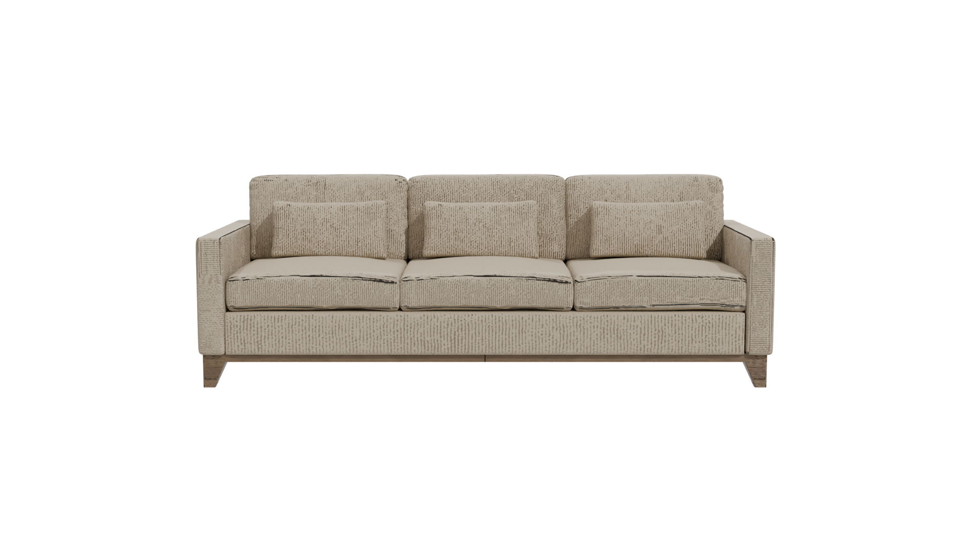 Lilyrose Beige Sofa 3D Model - Professional 3D Model Render 11