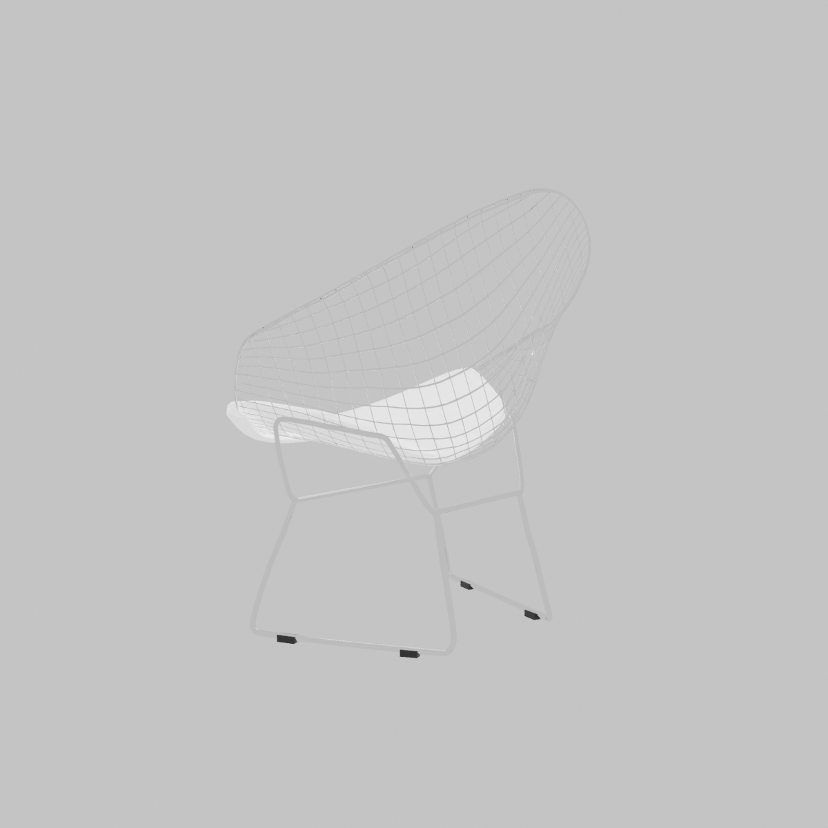 SILLA DE COMEDOR DIAMOND CROMO