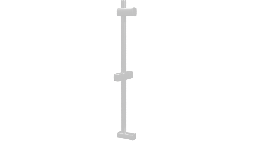 Stylish Modern Vertical Pole Model - Professional 3D Model Render 3