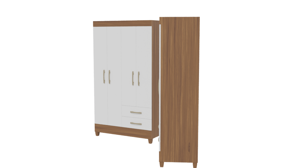 Combo Closet Furniture Set 3D - Professional 3D Model Render 13