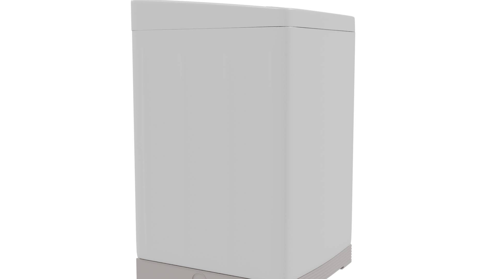 Compact Top Load Washing Machine 3D - Professional 3D Model Render 9