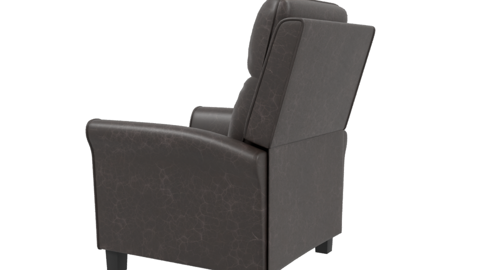 Stylish Recliner Chair Model 3D - Professional 3D Model Render 3