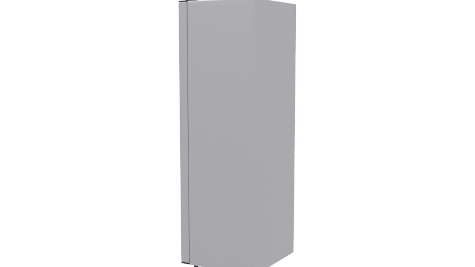 Sleek Modern Refrigerator 3D - Professional 3D Model Render 3