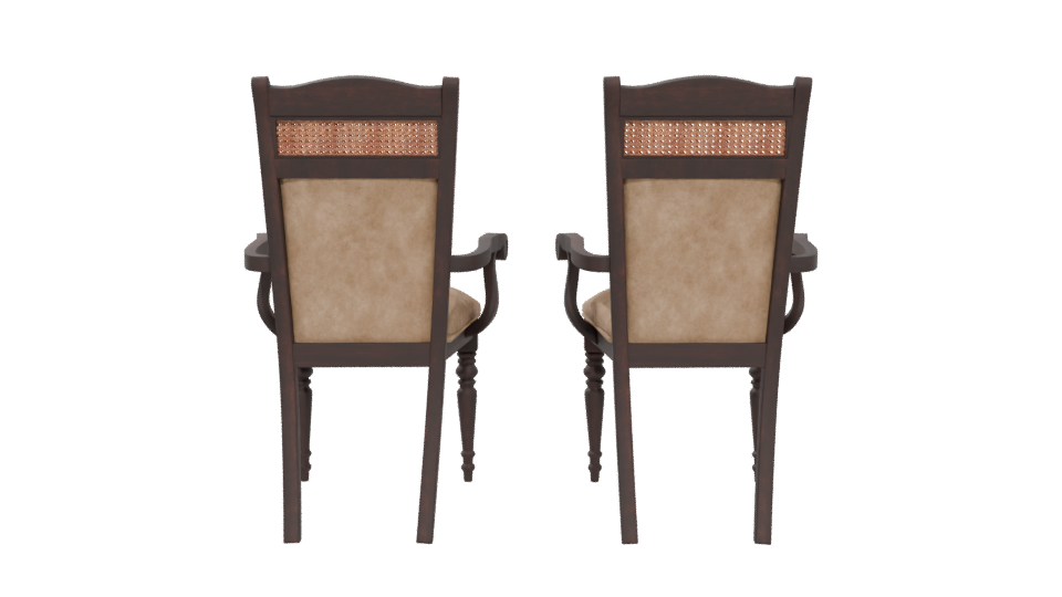 Vintage Armchair Set 3D Model - Professional 3D Model Render 5