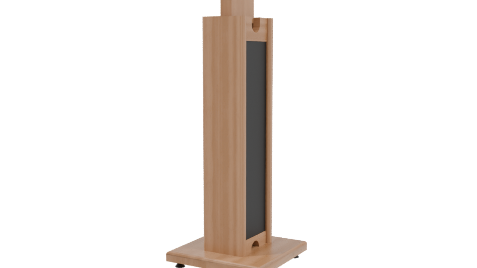 Contemporary Display Stand Model - Professional 3D Model Render 3