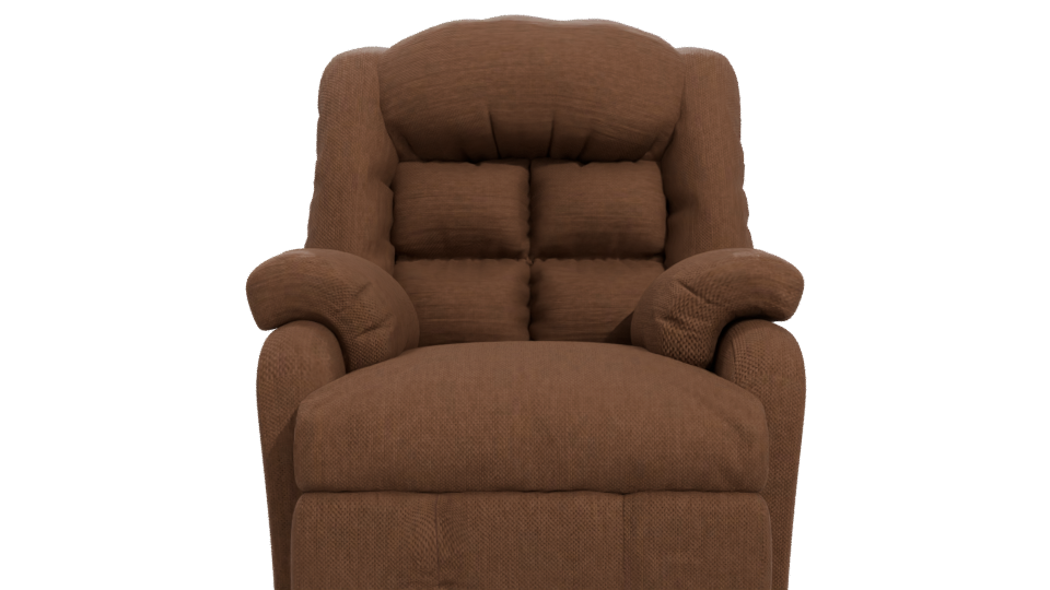 Cozy Recliner Chair Model - Professional 3D Model Render 11