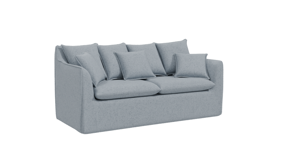 Stylish Modern Sofa with Cushions 3D Model - Professional 3D Model Render 10