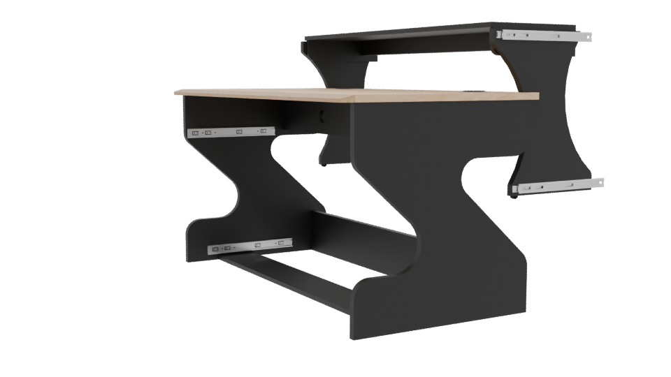 Stylish Modern Office Desk 3D - Professional 3D Model Render 13