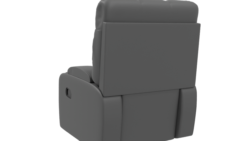 Luxurious Recliner Sofa 3D Model - Professional 3D Model Render 4