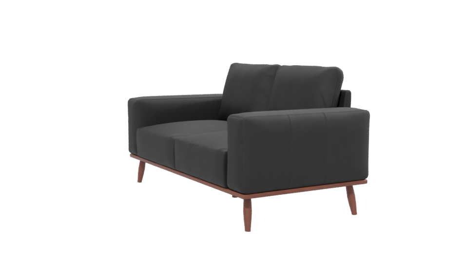 Contemporary Black Sofa Model - Professional 3D Model Render 13