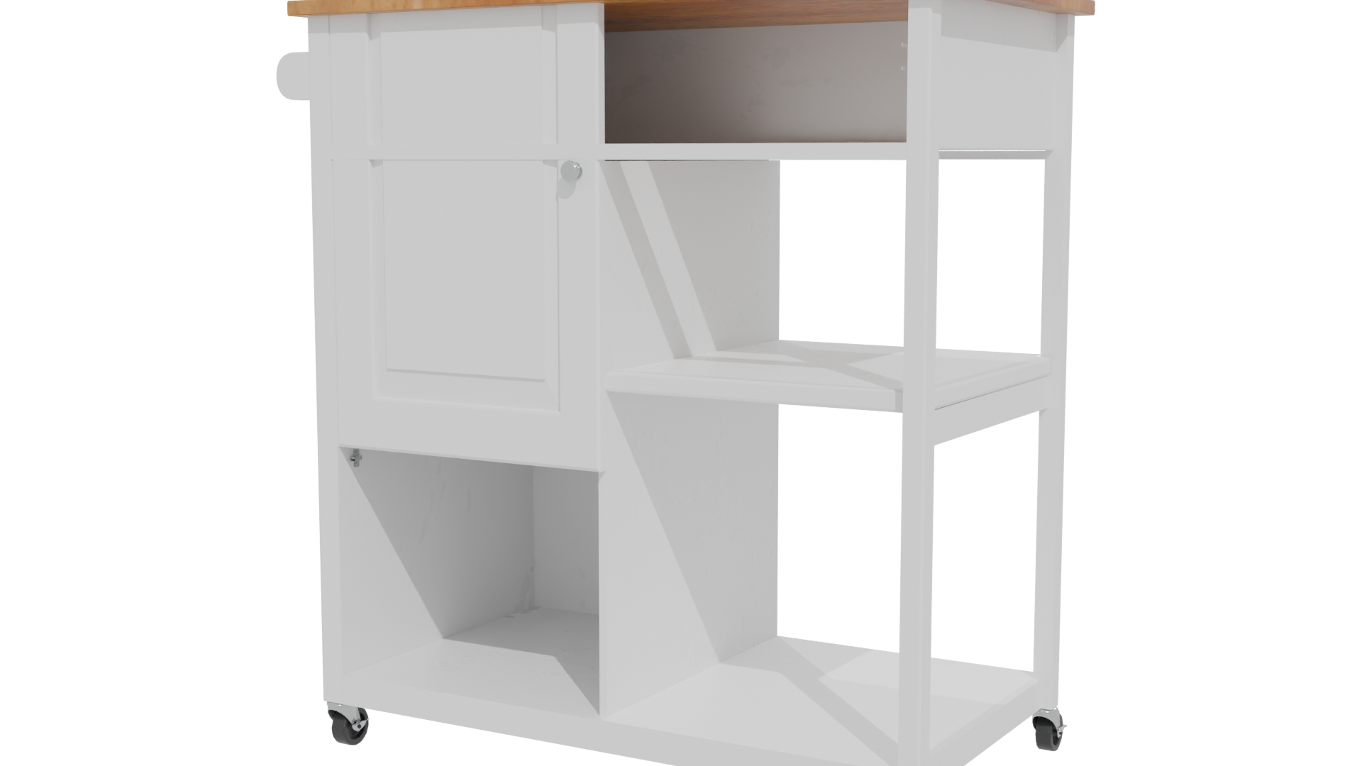 Modern Kitchen Cart Model 3D - Professional 3D Model Render 27