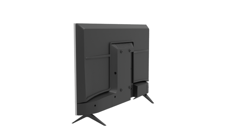 Sleek Modern LED TV Model - Professional 3D Model Render 3