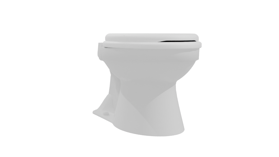 Stylish Bathroom Toilet Model 3D - Professional 3D Model Render 10