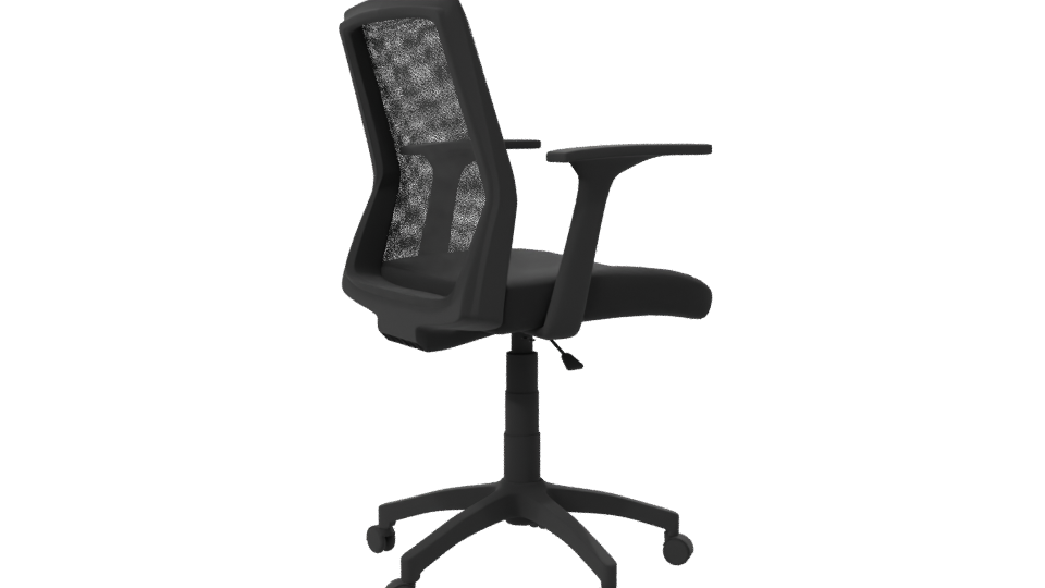 Sleek Modern Office Chair 3D - Professional 3D Model Render 7