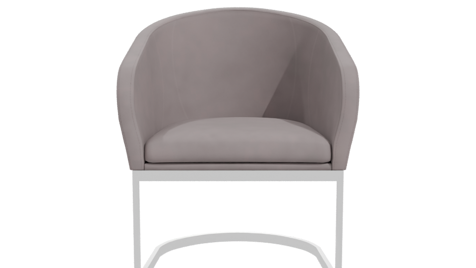 Minimalist Fabric Accent Chair 3D - Professional 3D Model Render 11