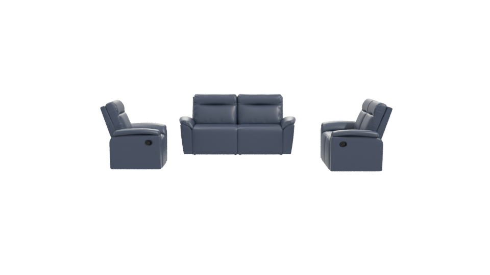 SALA 321 Reclining Sofa Set 3D - Professional 3D Model Render 11