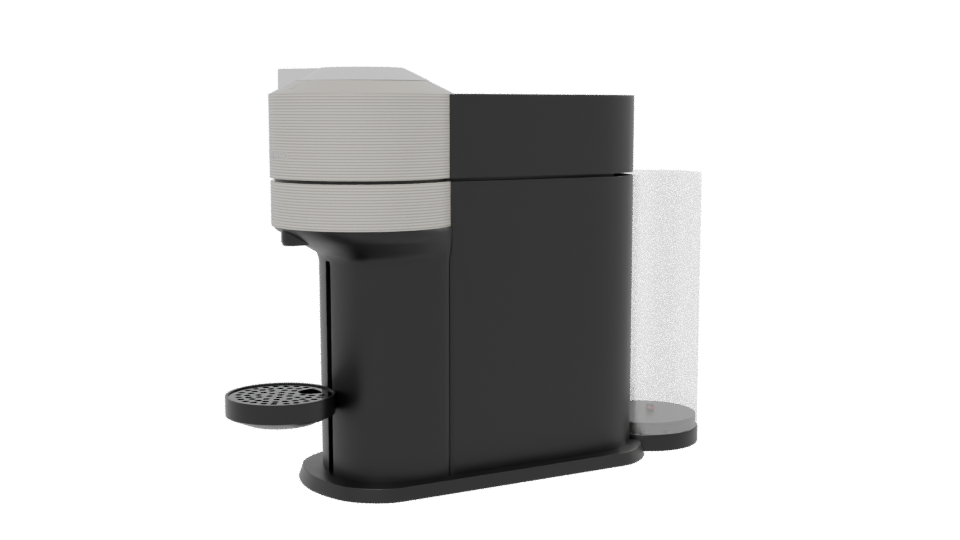 Contemporary Coffee Maker Model - Professional 3D Model Render 13