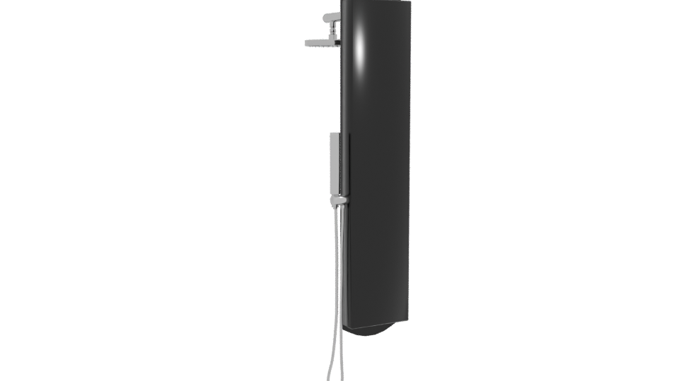 Sleek Modern Shower Panel 3D - Professional 3D Model Render 4