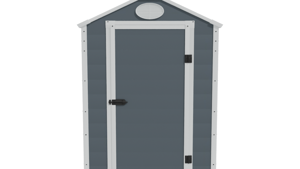 Stylish Storage Shed 3D Model - Professional 3D Model Render 11