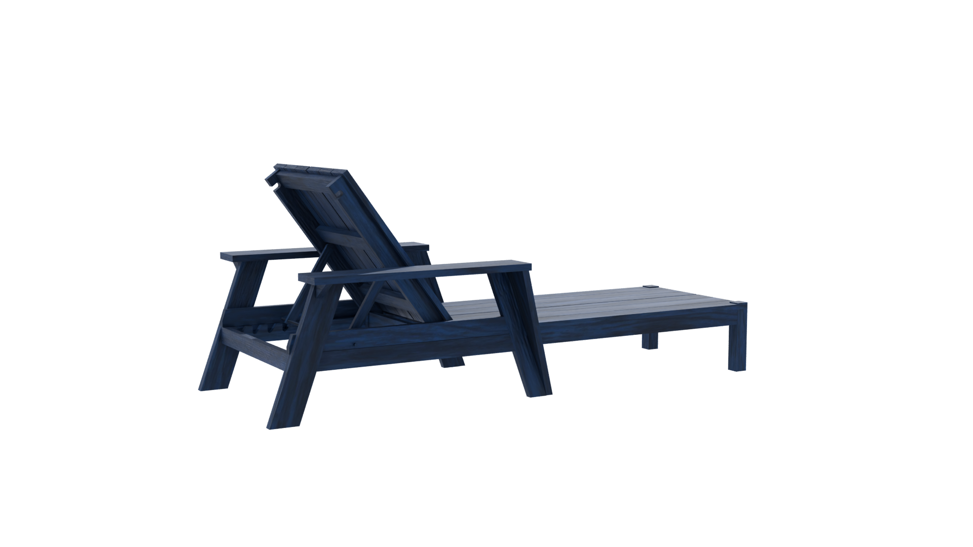 Stylish Outdoor Lounge Chair 3D - Professional 3D Model Render 7