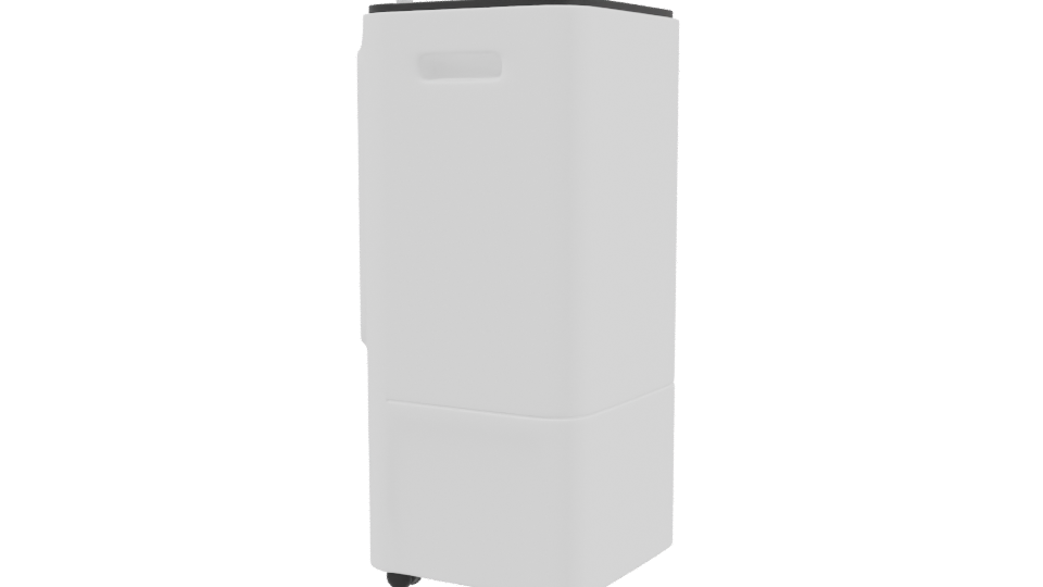 Sleek Modern Tower Fan 3D Model - Professional 3D Model Render 3