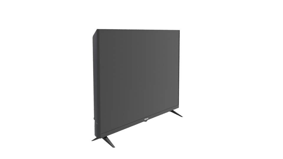 Sleek Flat Screen TV Model - Professional 3D Model Render 9