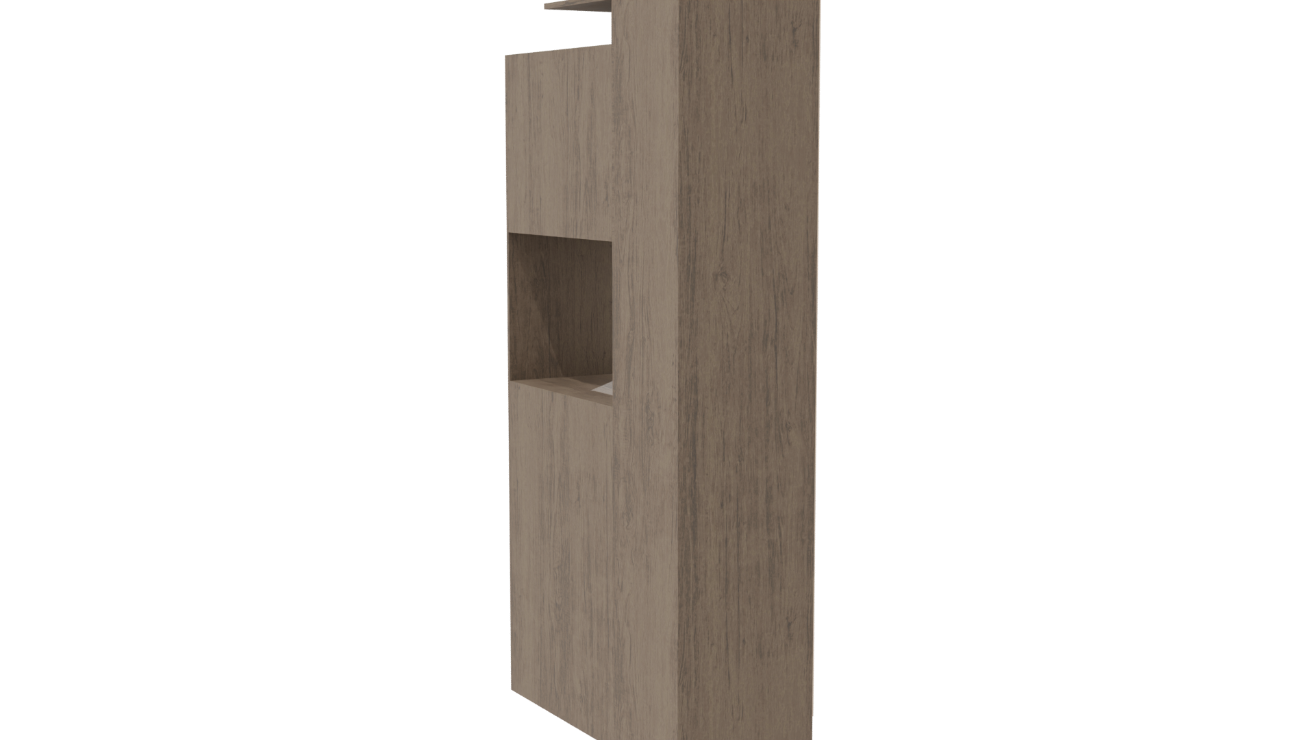 Modern Two-Door Kitchen Cabinet 3D - Professional 3D Model Render 7