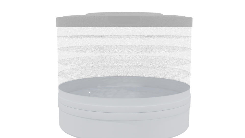 Compact Food Dehydrator 3D Model - Professional 3D Model Render 3