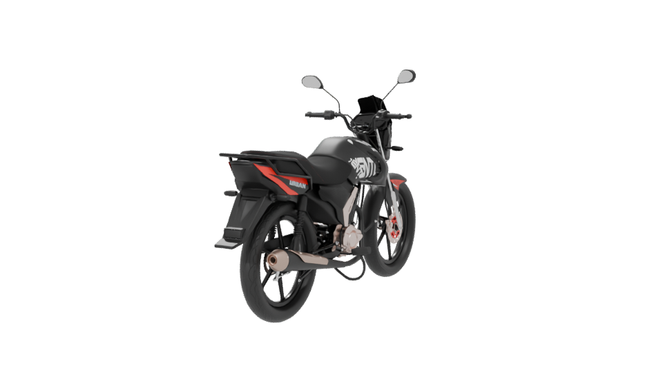 Dynamic Motorcycle 3D Model - Professional 3D Model Render 6