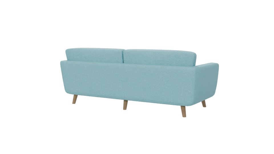 Stylish Mid-Century Sofa Model - Professional 3D Model Render 6