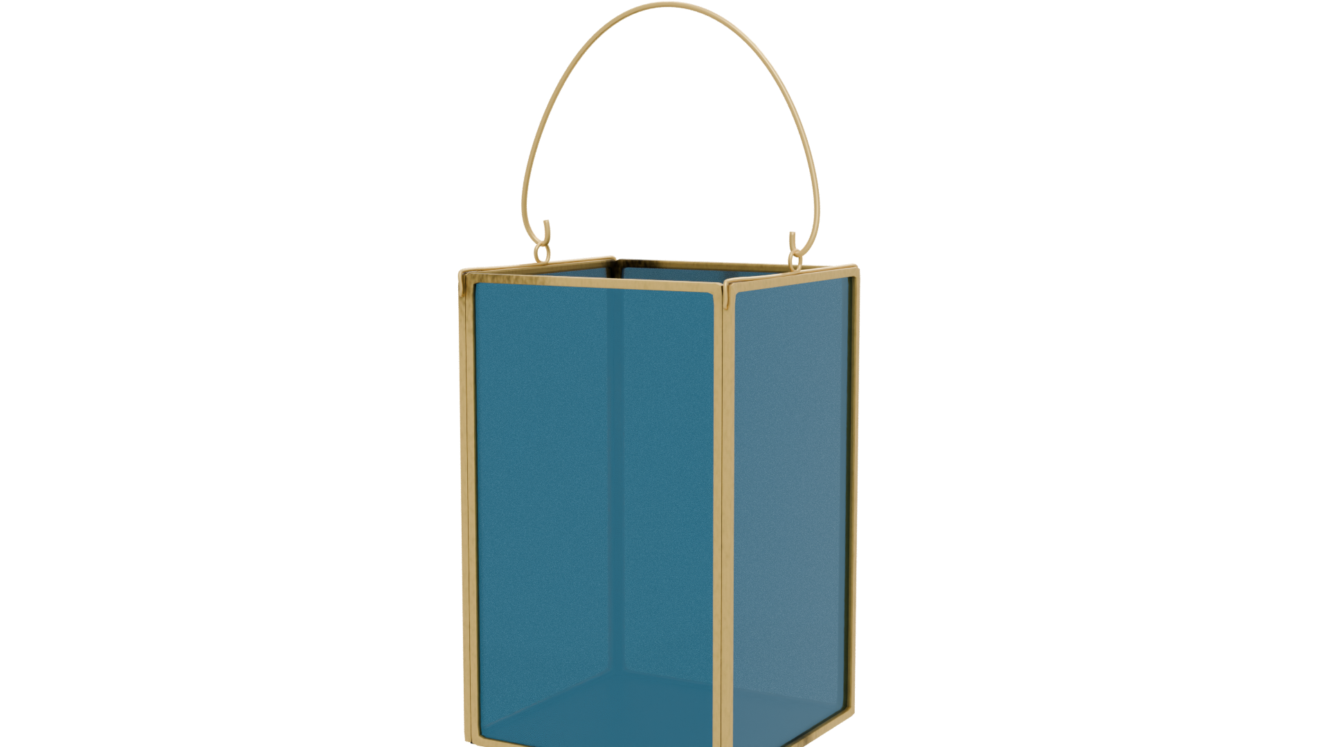 Elegant Glass Lantern 3D Model - Professional 3D Model Render 12