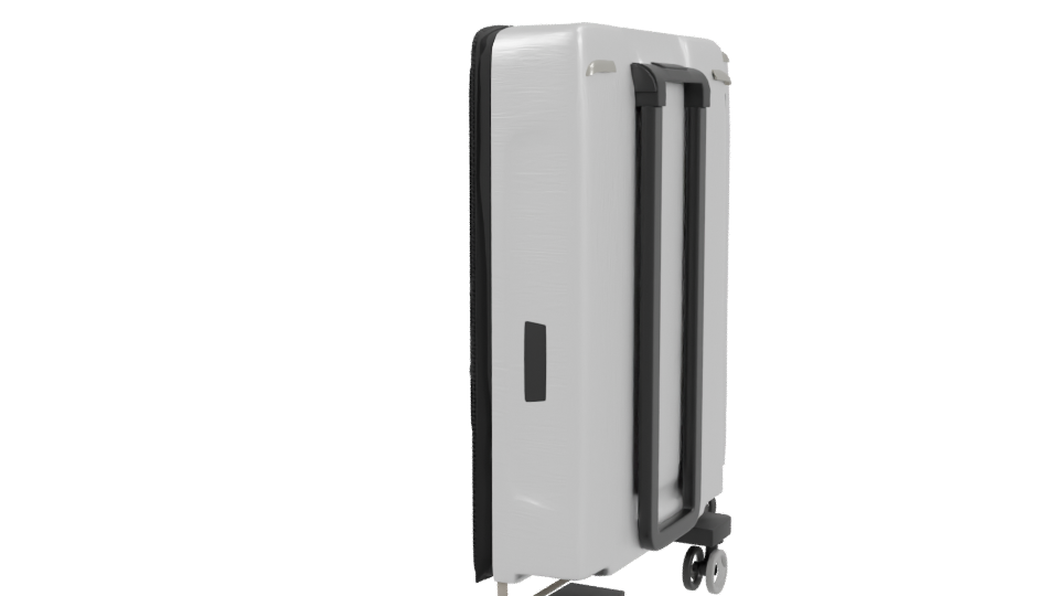 Stylish Luggage Suitcase Model - Professional 3D Model Render 3