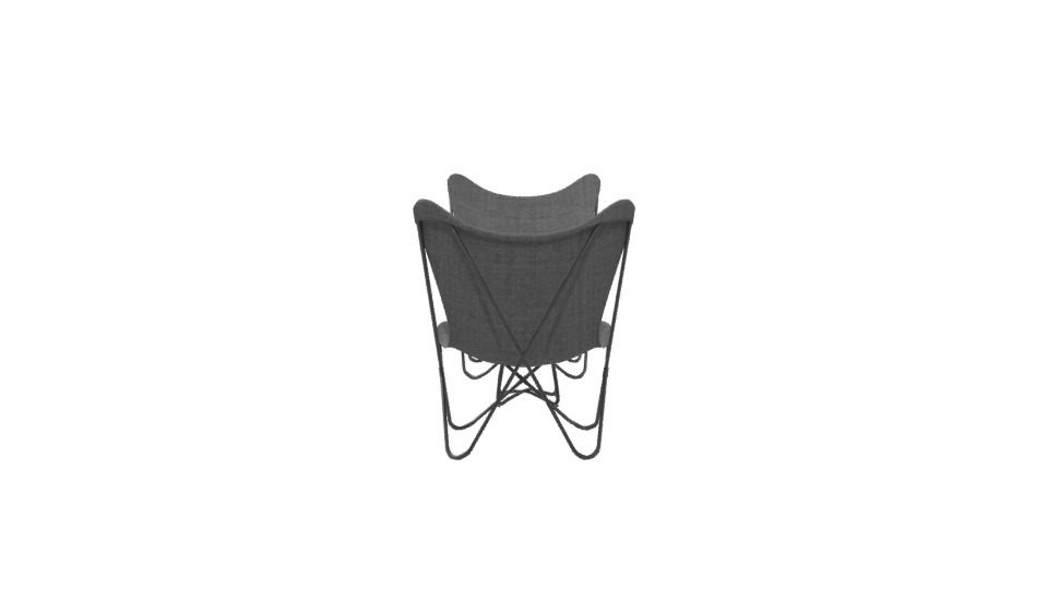 Stylish Modern Folding Chair 3D Model - Professional 3D Model Render 5