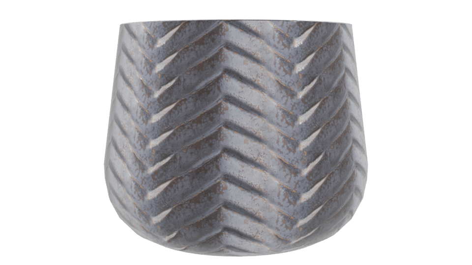 Stylized Ceramic Planter Model - Professional 3D Model Render 9