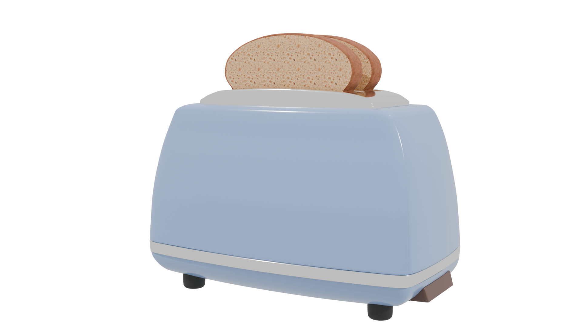 Stylish Vintage Toaster Model - Professional 3D Model Render 3