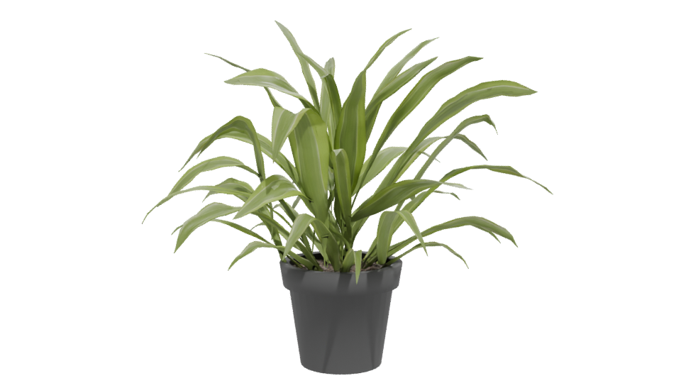 Artificial Plant in Pot 3D Model - Professional 3D Model Render 12
