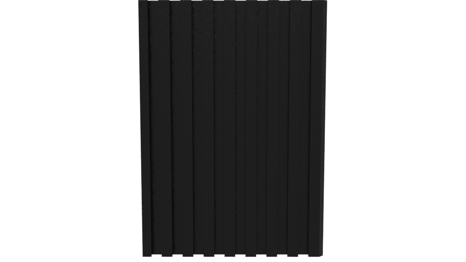 Stylized Vertical Panel 3D Model - Professional 3D Model Render 5