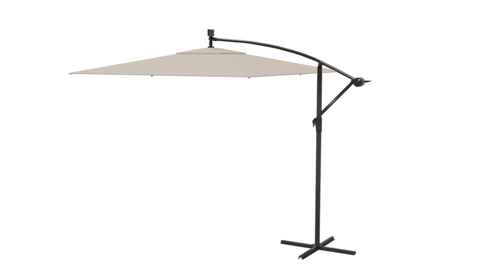 Stylish Outdoor Umbrella 3D Model - Professional 3D Model Render 6