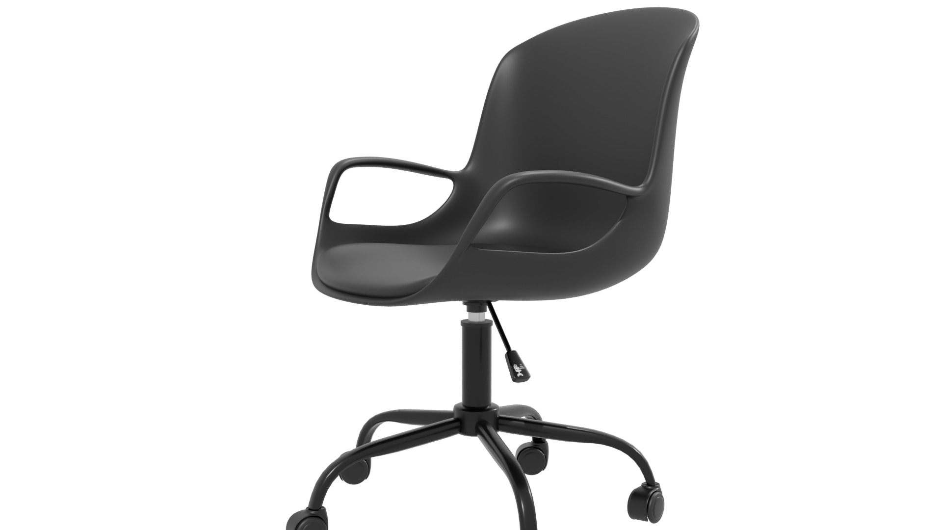 Sleek Modern Swivel Office Chair 3D Model - Professional 3D Model Render 13