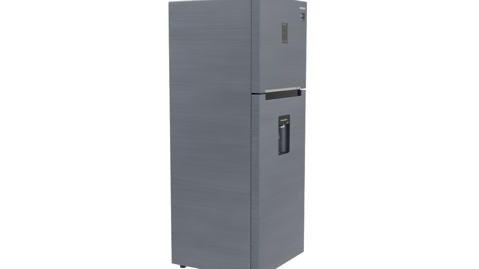 Sleek Stainless Steel Refrigerator 3D - Professional 3D Model Render 9