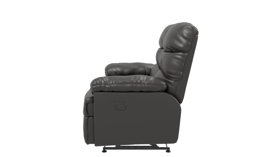 Comfortable Leather Loveseat Model - Professional 3D Model Render 2