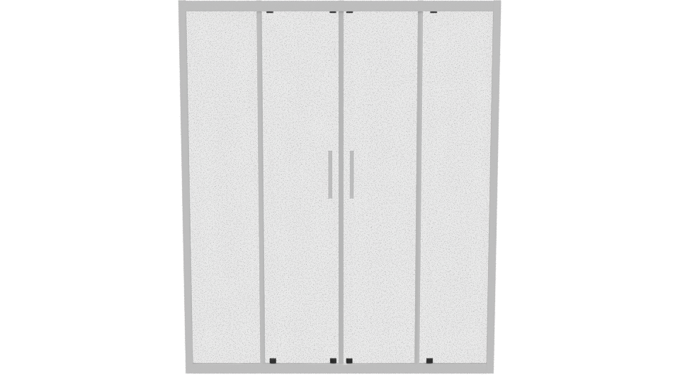 Stylish Sliding Glass Door 3D - Professional 3D Model Render 11