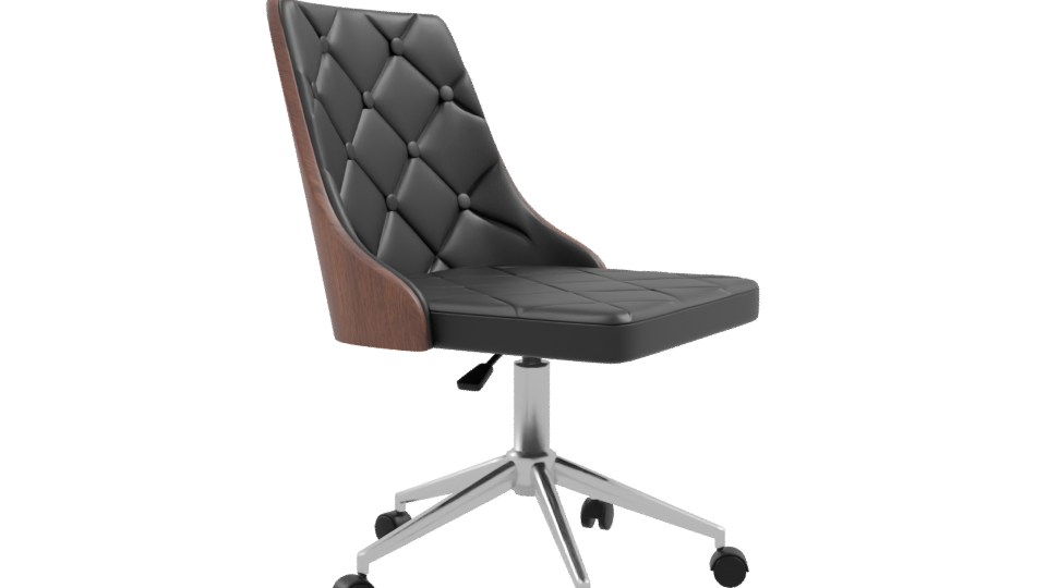 Stylish Modern Office Chair 3D - Professional 3D Model Render 9
