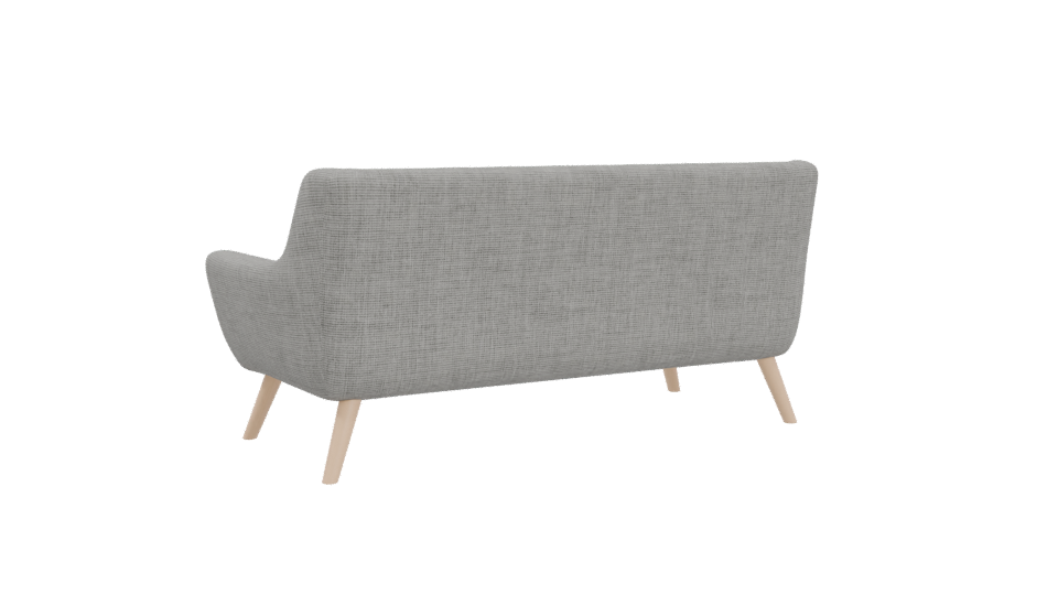 Modern Two-Seat Sofa 3D - Professional 3D Model Render 4