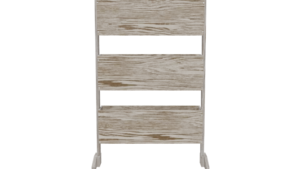 Stylish Wooden Display Stand 3D - Professional 3D Model Render 5