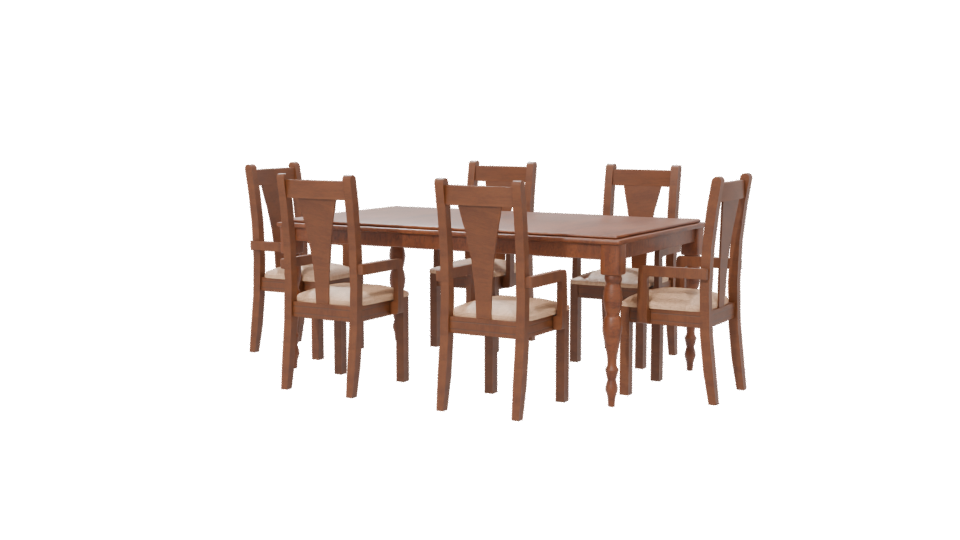 New Fiorentina Dining Set 3D - Professional 3D Model Render 6