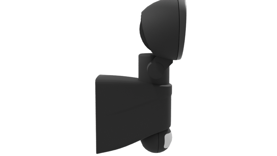 Modern Dual-Lens Outdoor Security Light 3D Model - Professional 3D Model Render 8