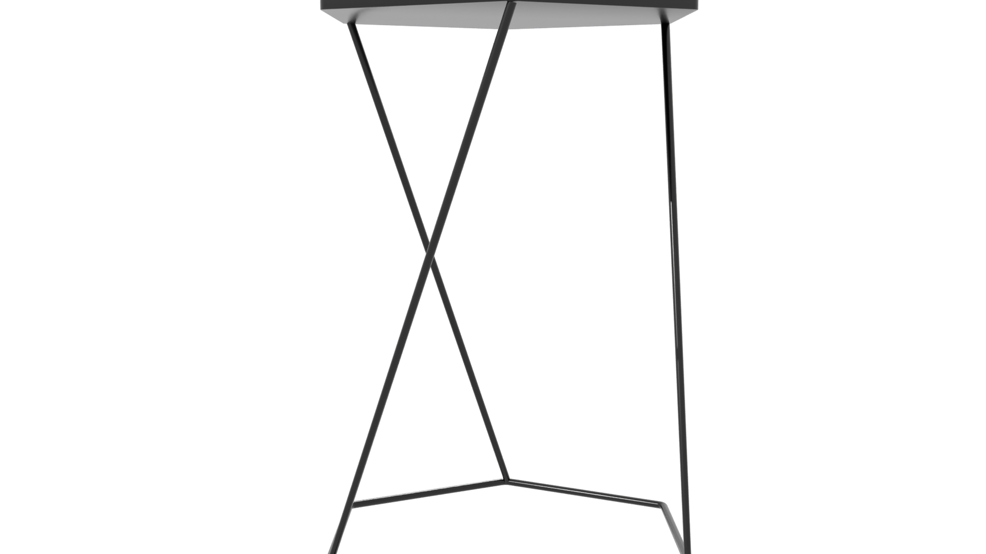 Minimalist Metal Side Table 3D - Professional 3D Model Render 7