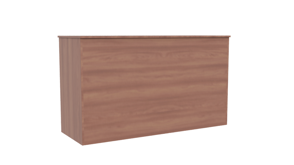 Modern Wooden Dresser 3D Model - Professional 3D Model Render 4